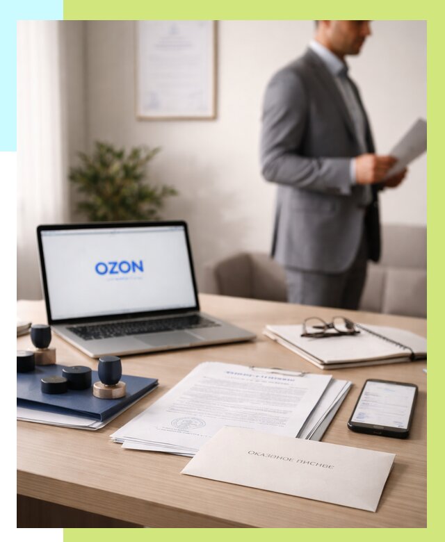 Отказное письмо для Ozon в Белореченске от 3550 р. | Сертэкс